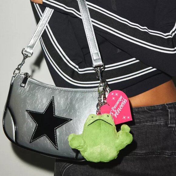 Jellycat Ricky Rain Frog Bag Charm Authentic Green grumpy Keychain gift no stock - Picture 5 of 12